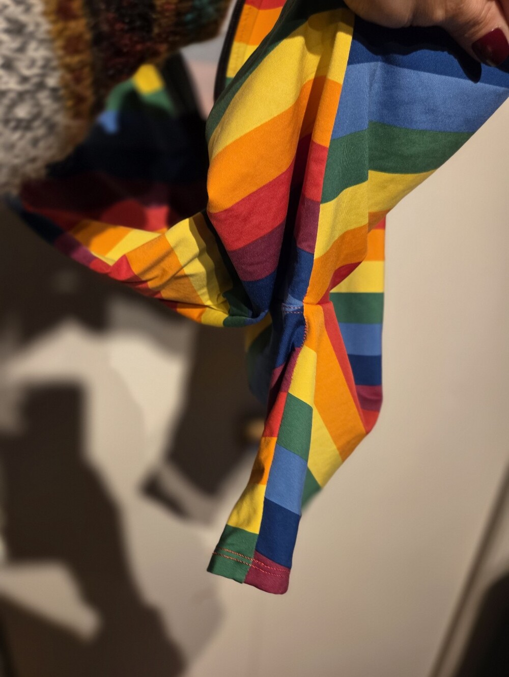 Tomboy Rainbow Striped Singlet - Picture 3 of 6